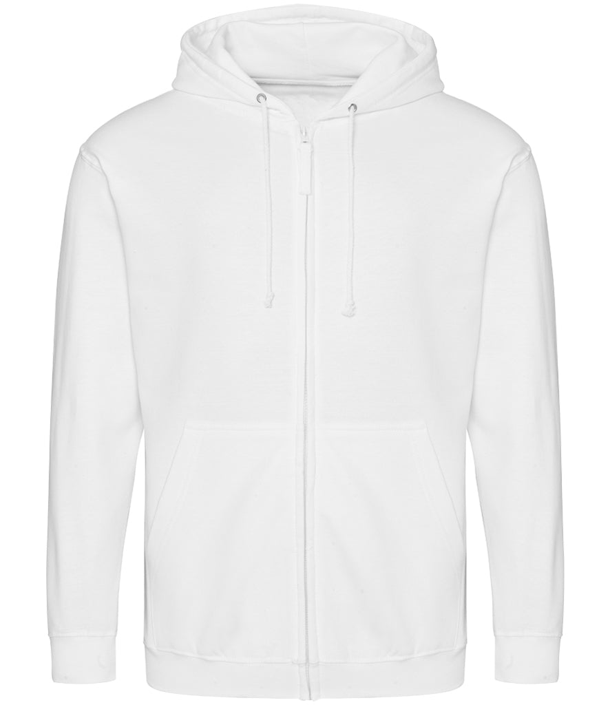 Full Zip Hoodie - White