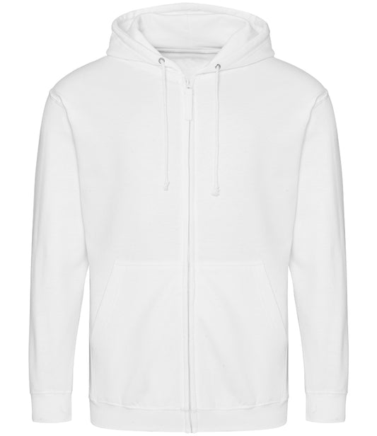 Full Zip Hoodie - White