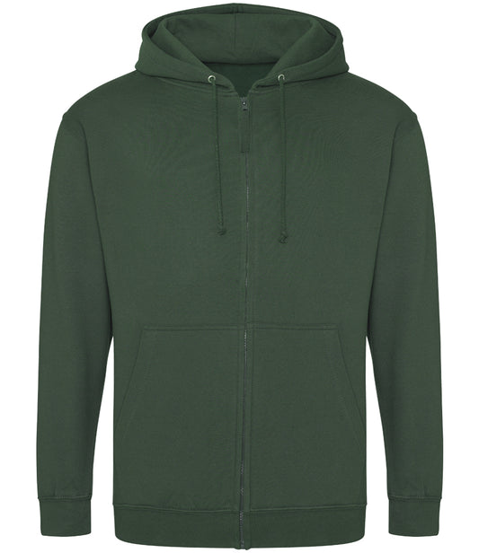 Full Zip Hoodie - Bottle Green