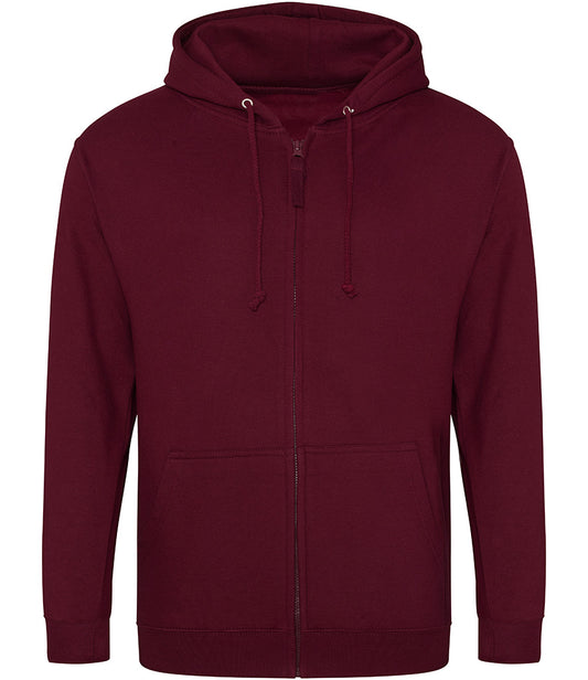 Full Zip Hoodie - Burgundy