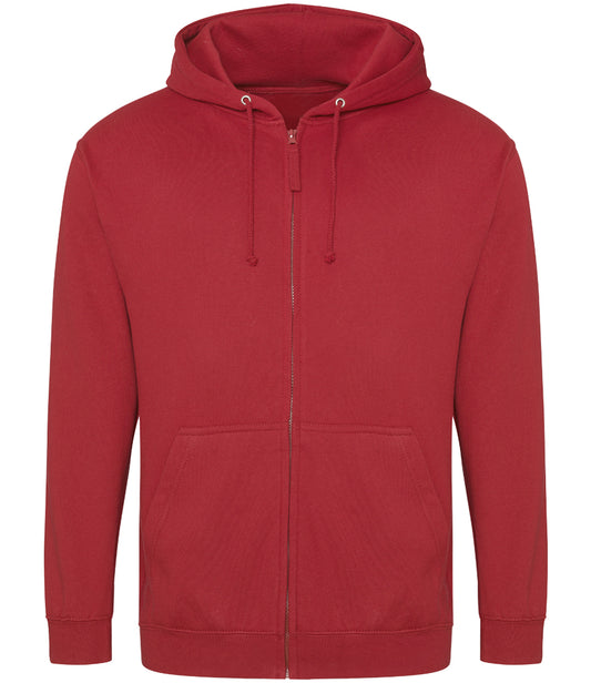 Full Zip Hoodie - Red