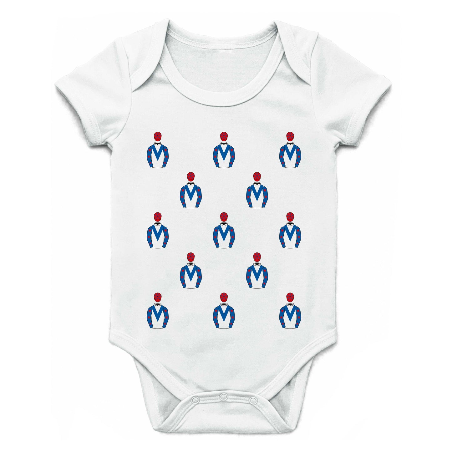 4Racing Multiple Silks Baby Grow