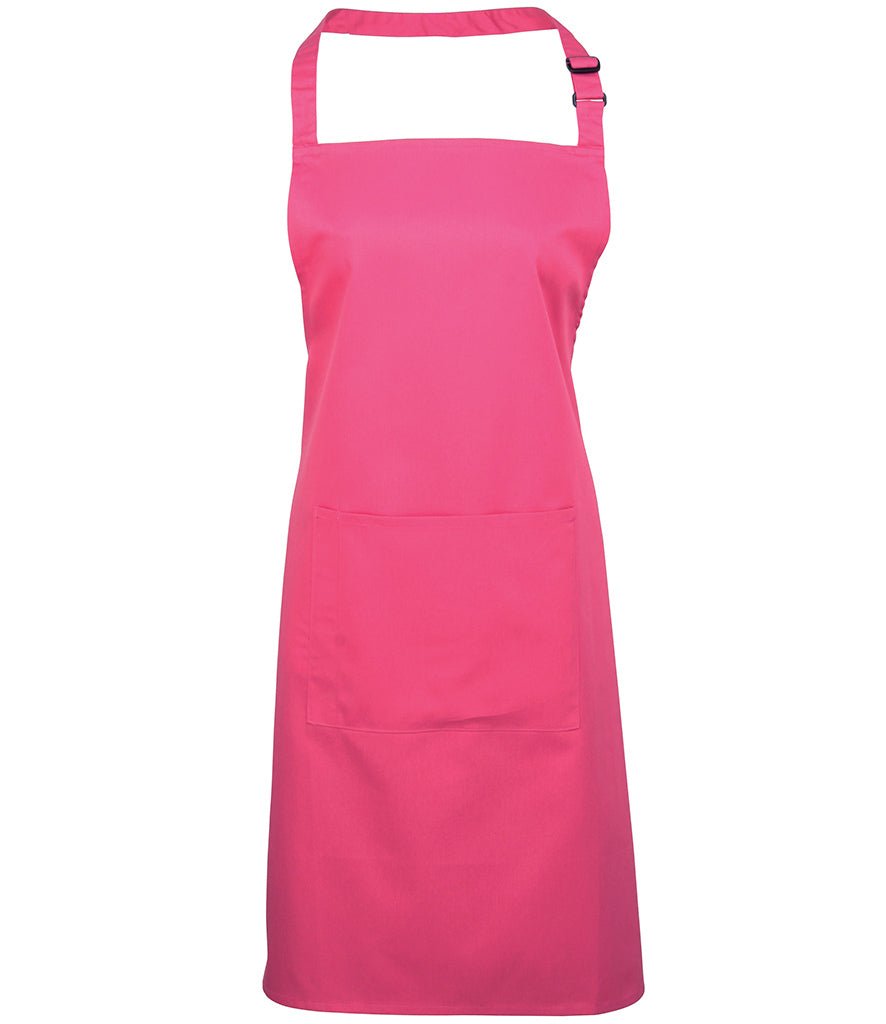 Premier 'Colours' Bib Apron with Pocket