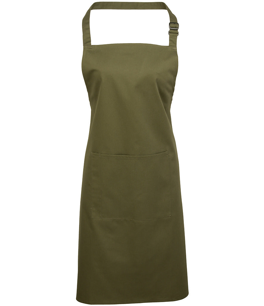 Premier 'Colours' Bib Apron with Pocket