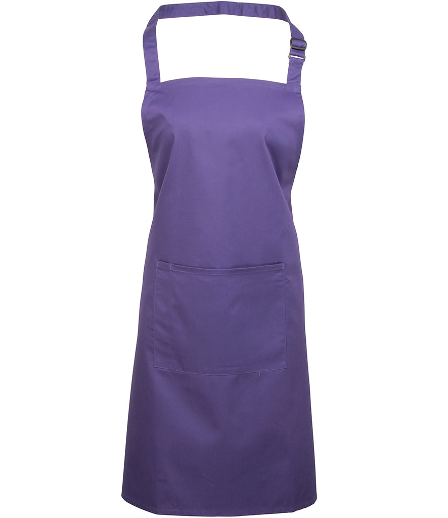 Premier 'Colours' Bib Apron with Pocket