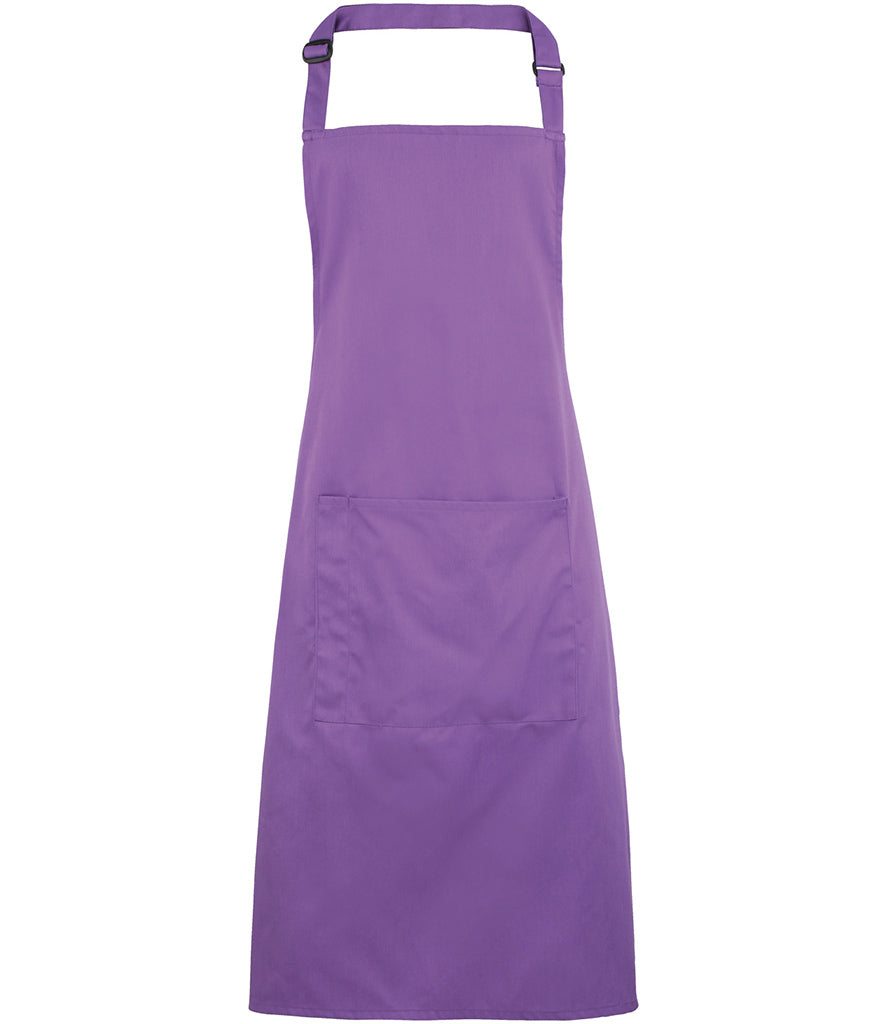 Premier 'Colours' Bib Apron with Pocket