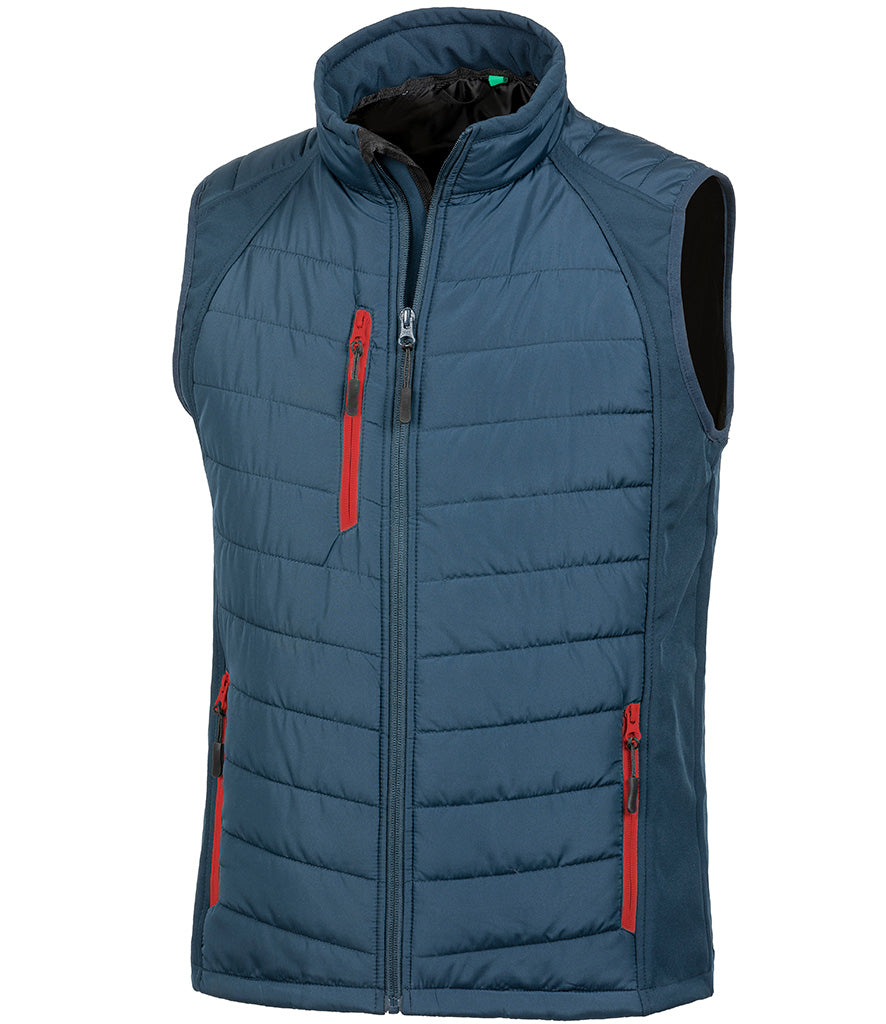 Result Genuine Recycled Compass Padded Gilet