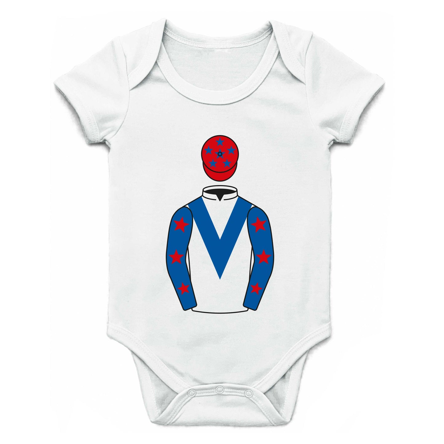 4Racing Single Silks Baby Grow