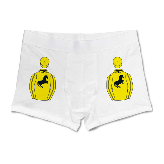 J Turner Yellow Mens Boxer Shorts