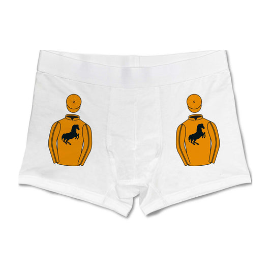 J Turner Orange Mens Boxer Shorts