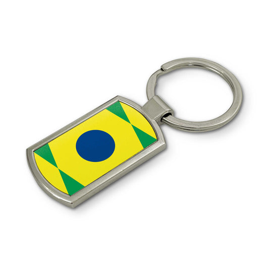 Rio Gold Racing Club Horse Racing Keyring - Hacked Up Horse Racing Gifts