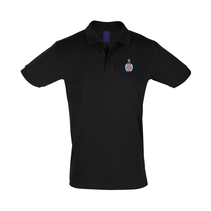 Mens Jim Lewis Embroidered Polo Shirt - Clothing - Hacked Up