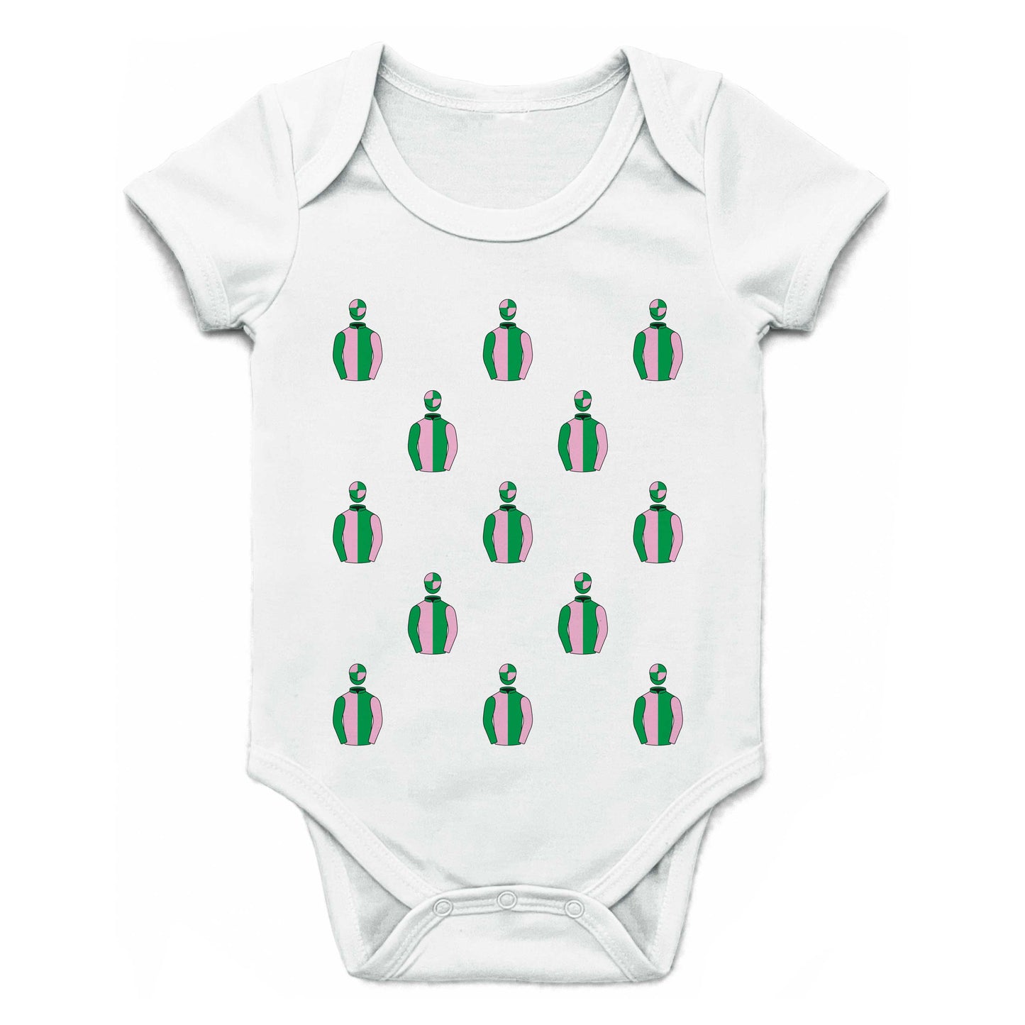 Mrs A F Mee And David Mee Multiple Silks Baby Grow - Baby Grow - Hacked Up