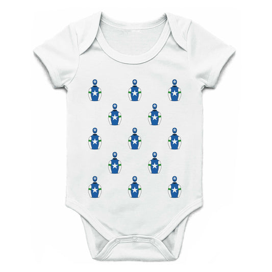 Babbit Racing Multiple Silks Baby Grow - Baby Grow - Hacked Up