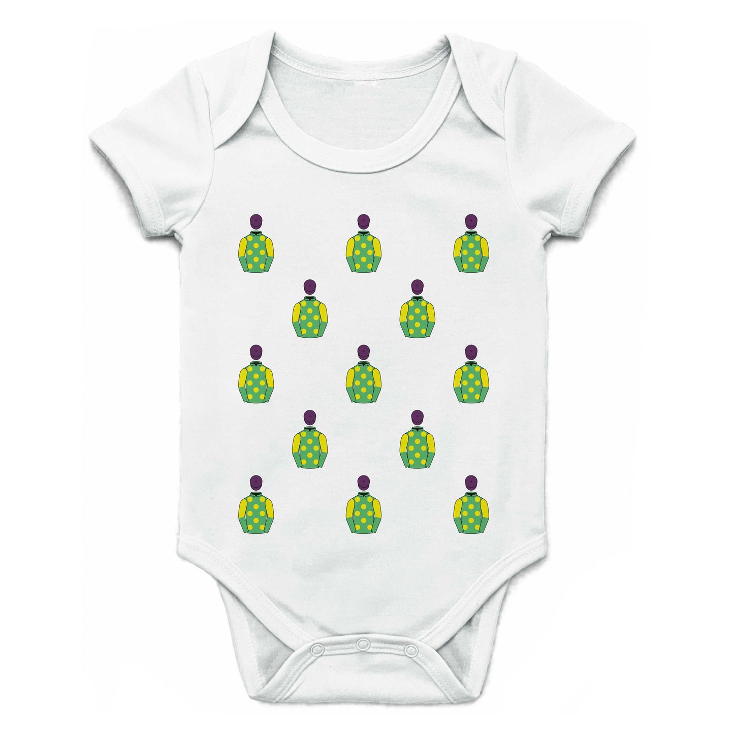 Clive Smith Multiple Silks Baby Grow - Baby Grow - Hacked Up