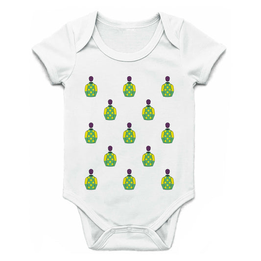 Clive Smith Multiple Silks Baby Grow - Baby Grow - Hacked Up