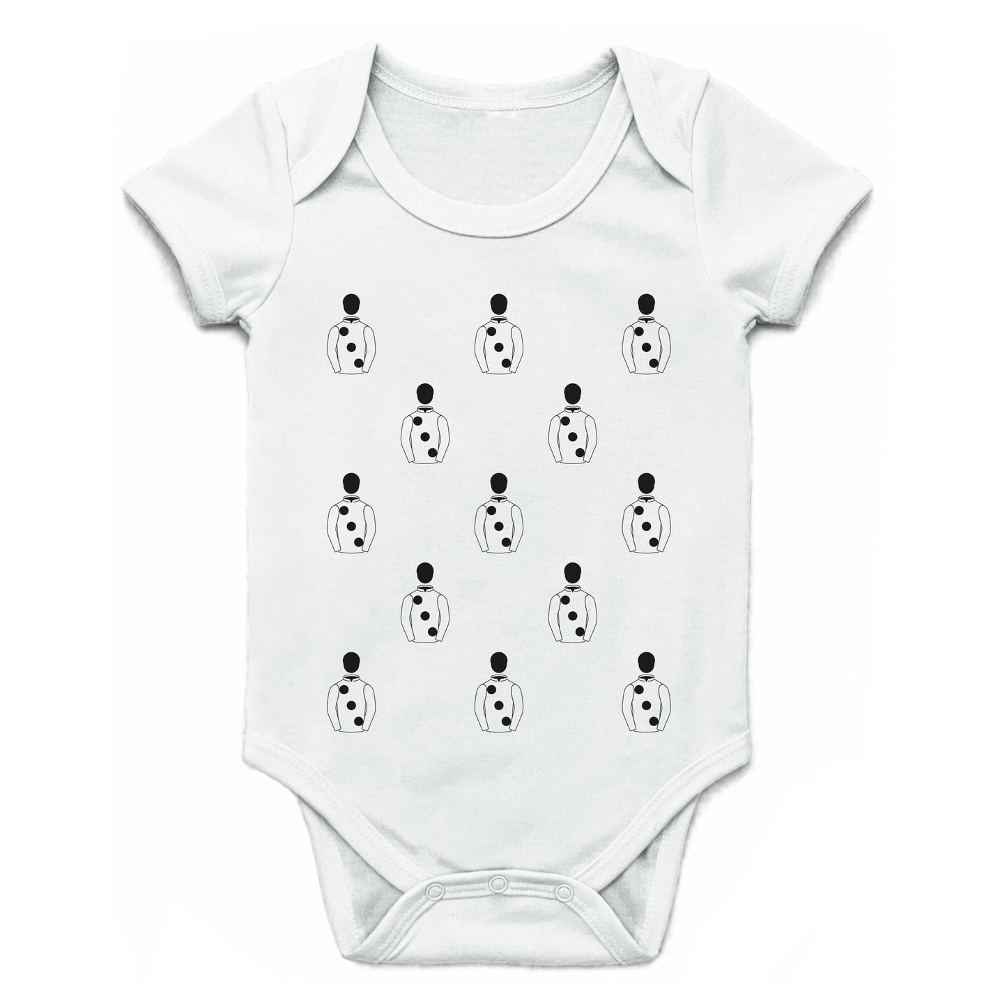 Elite Racing Club Multiple Silks Baby Grow - Baby Grow - Hacked Up