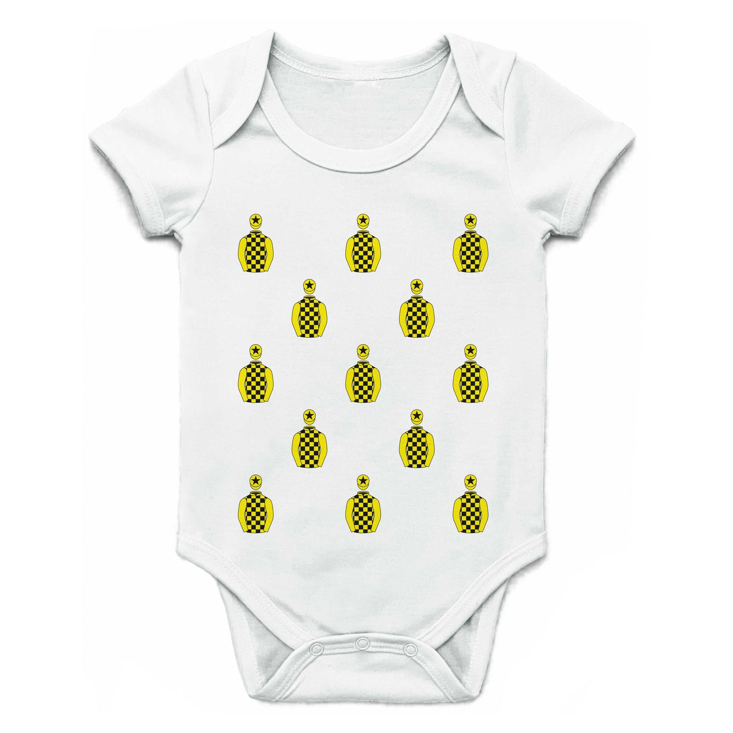 Mrs J Donnelly Multiple Silks Baby Grow - Baby Grow - Hacked Up