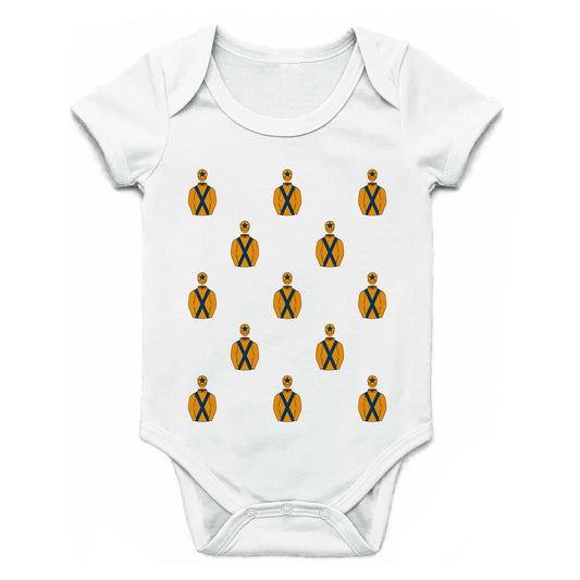 Mrs J May Multiple Silks Baby Grow - Baby Grow - Hacked Up