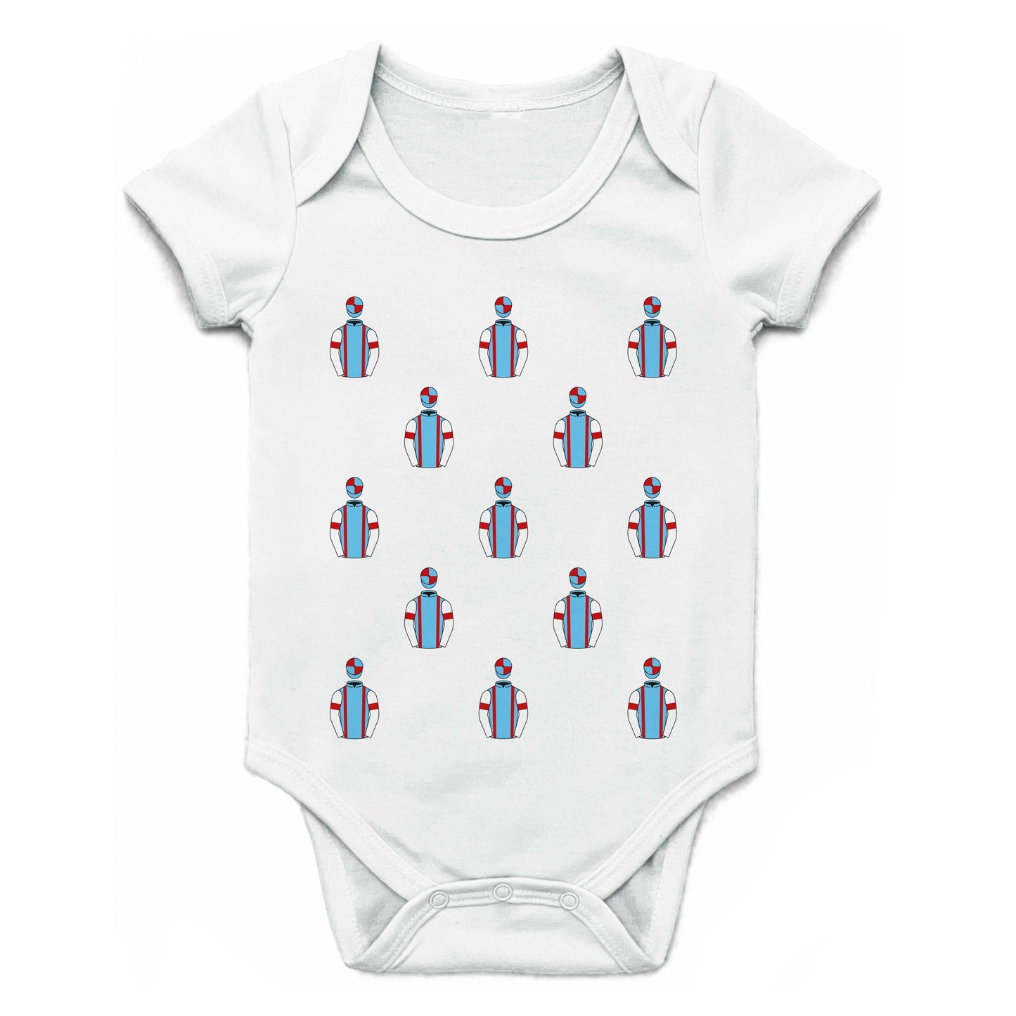 Kate And Andrew Brooks Multiple Silks Baby Grow - Baby Grow - Hacked Up