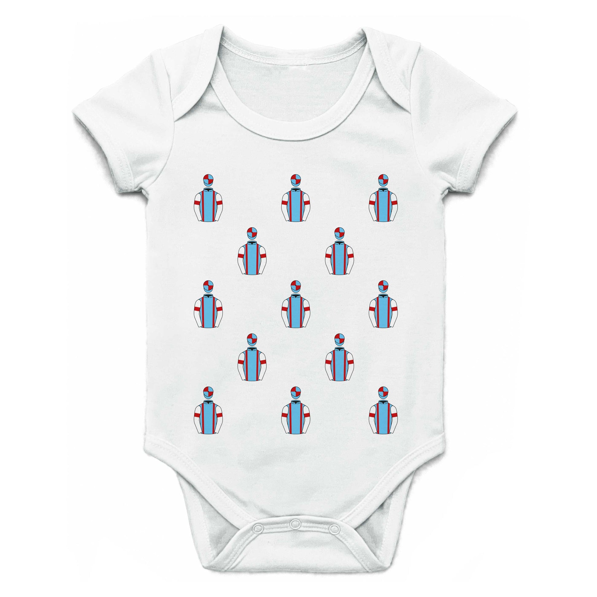 Kate And Andrew Brooks Multiple Silks Baby Grow - Baby Grow - Hacked Up