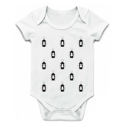 Mike And Eileen Newbould Multiple Silks Baby Grow - Baby Grow - Hacked Up