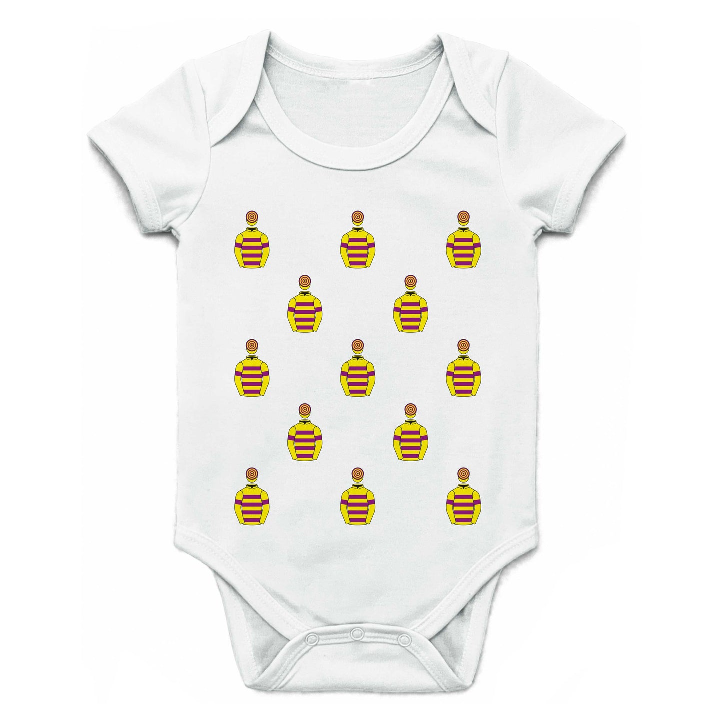 Mr And Mrs J D Cotton Multiple Silks Baby Grow - Baby Grow - Hacked Up