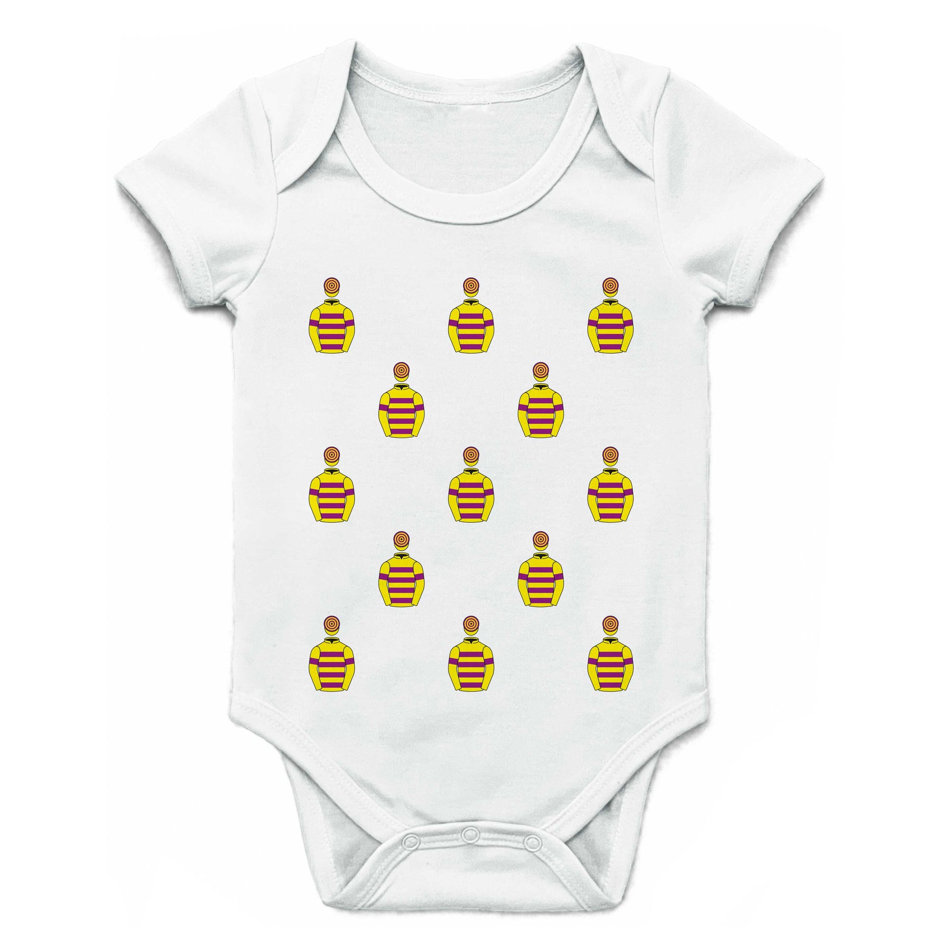 Mr And Mrs J D Cotton Multiple Silks Baby Grow - Baby Grow - Hacked Up