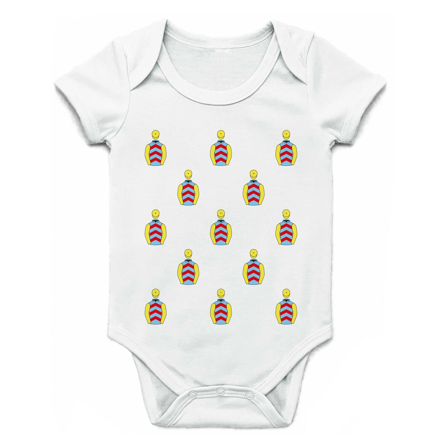 Neil Mulholland Racing Club Multiple Silks Baby Grow - Baby Grow - Hacked Up