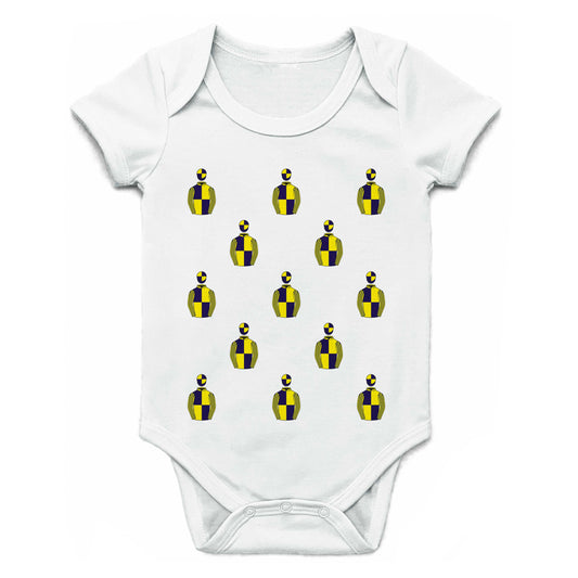 Paul And Clare Rooney Multiple Silks Baby Grow - Baby Grow - Hacked Up