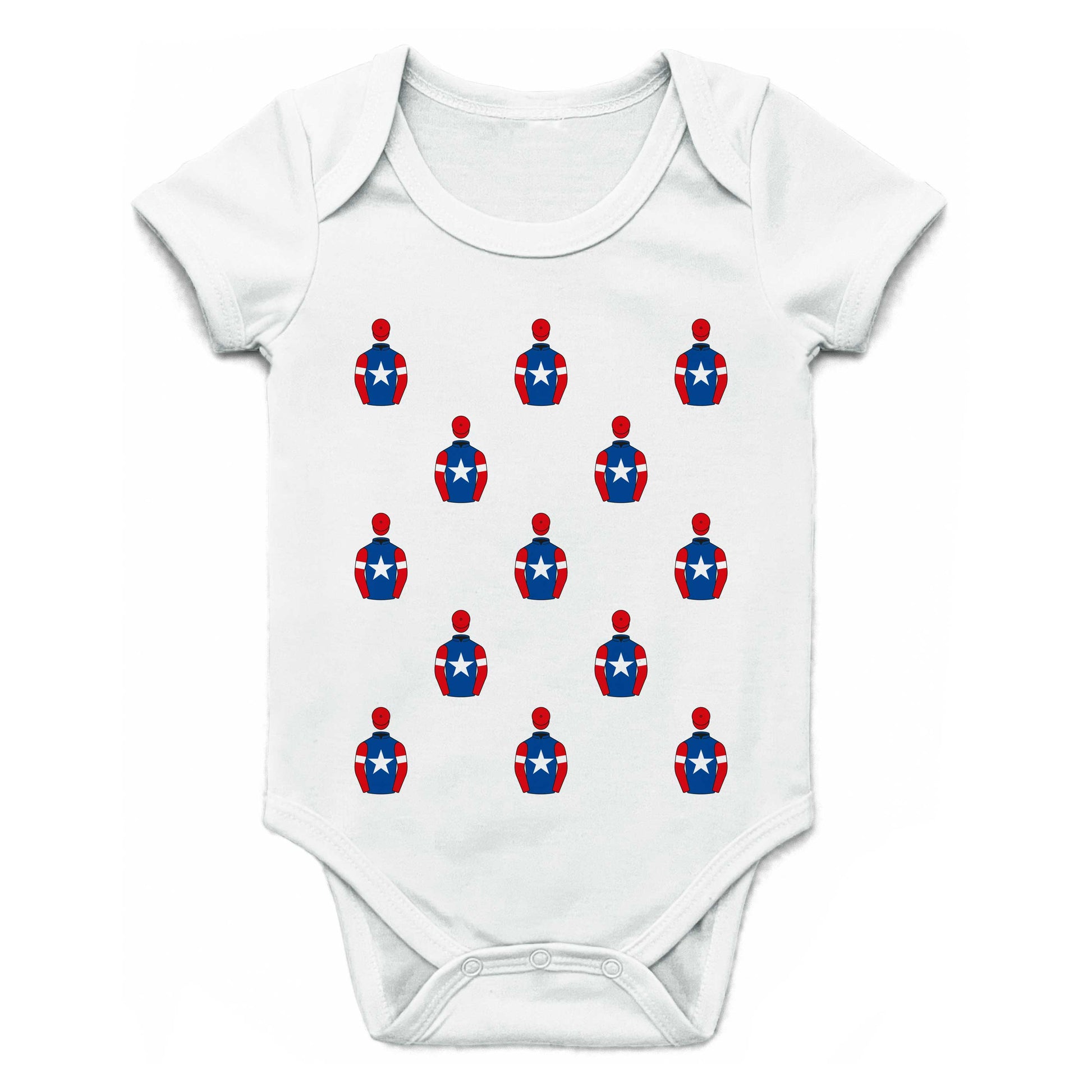 The Racing Emporium Multiple Silks Baby Grow - Baby Grow - Hacked Up