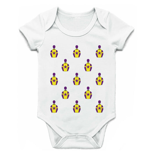 Will Roseff Multiple Silks Baby Grow - Baby Grow - Hacked Up