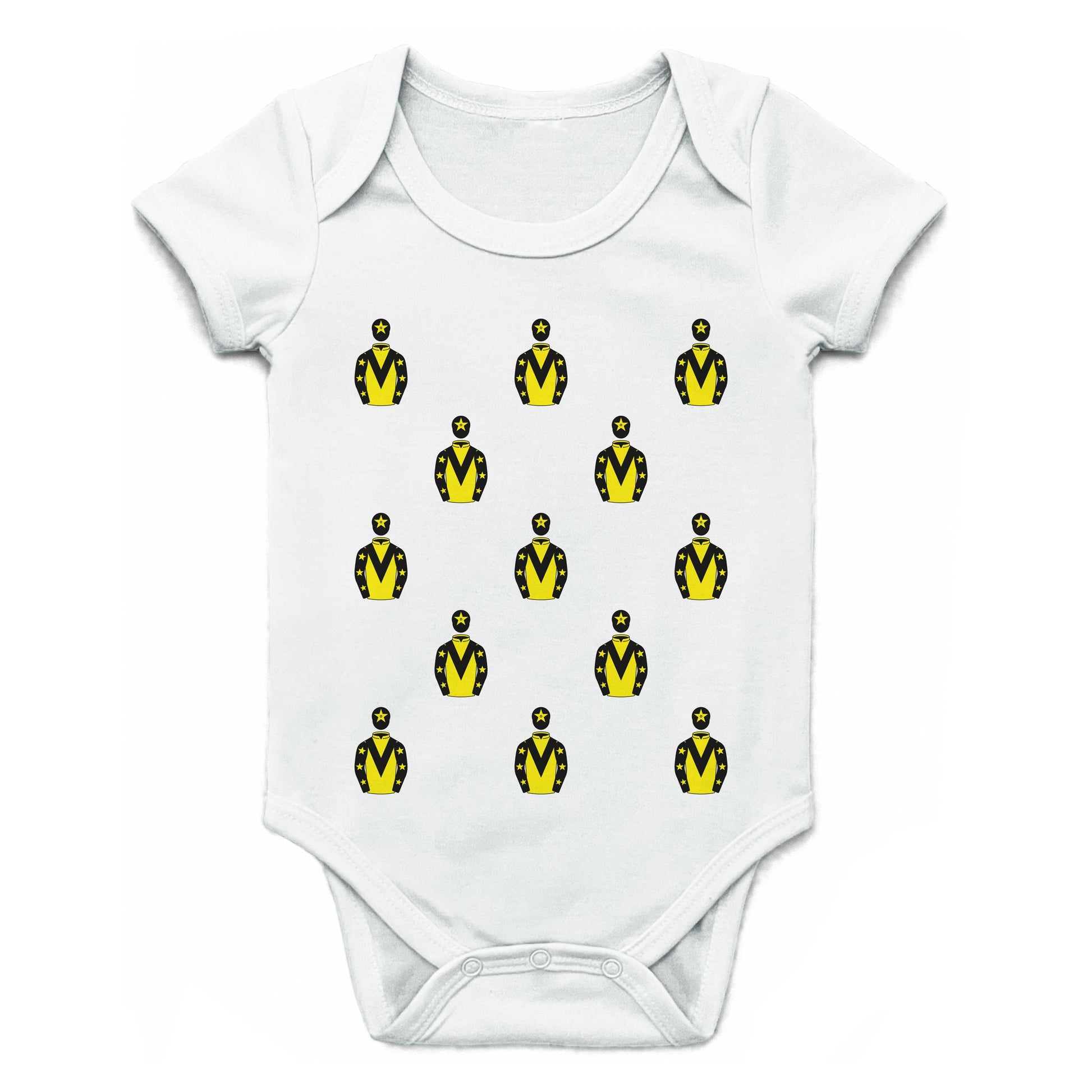 Mrs J Morley Multiple Silks Baby Grow - Baby Grow - Hacked Up