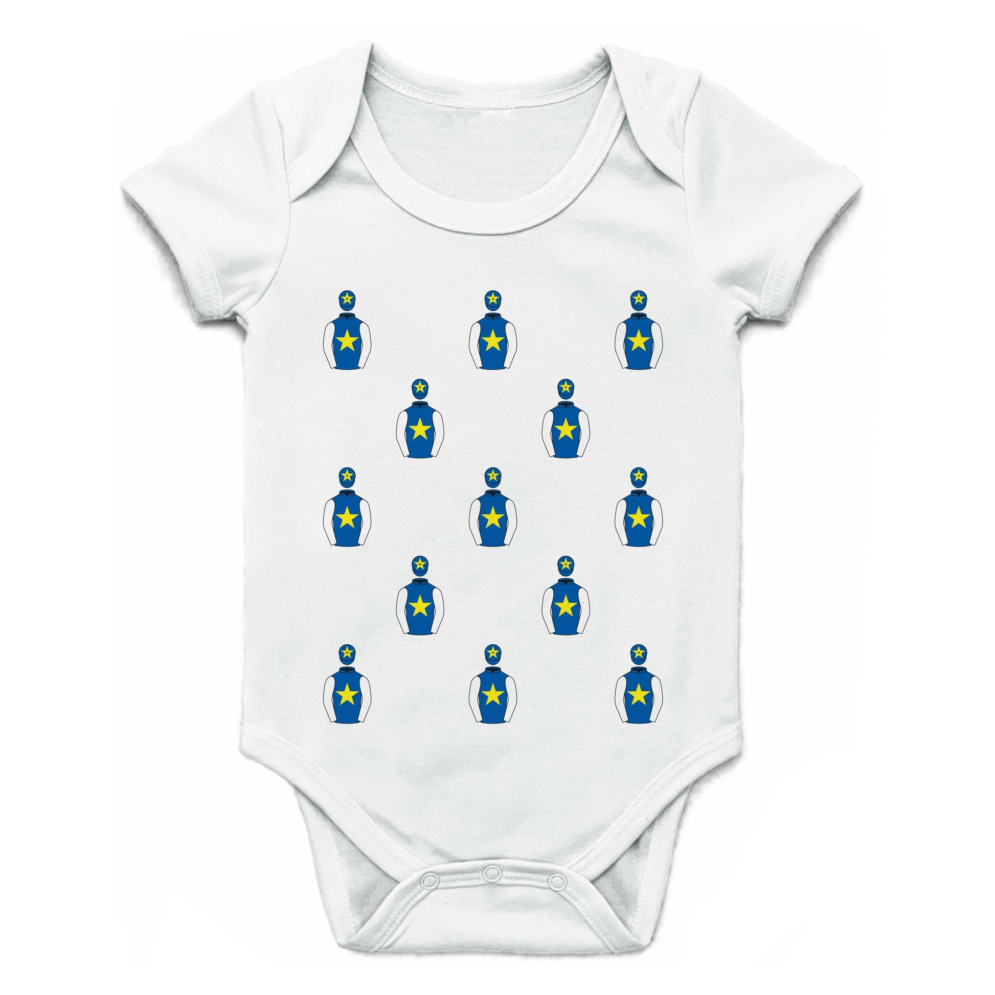 Pallister Racing Multiple Silks Baby Grow - Baby Grow - Hacked Up