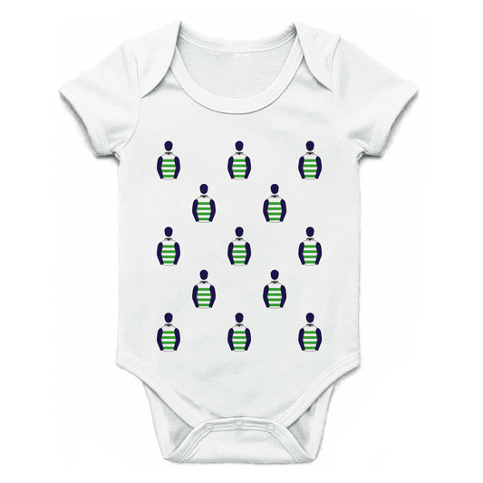 Mick and Janice Mariscotti Multiple Silks Baby Grow - Baby Grow - Hacked Up