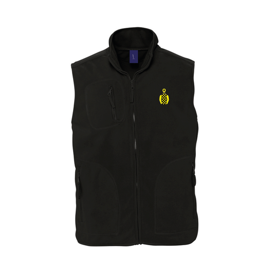 Unisex Mrs J Donnelly Embroidered Fleece Bodywarmer - Clothing - Hacked Up