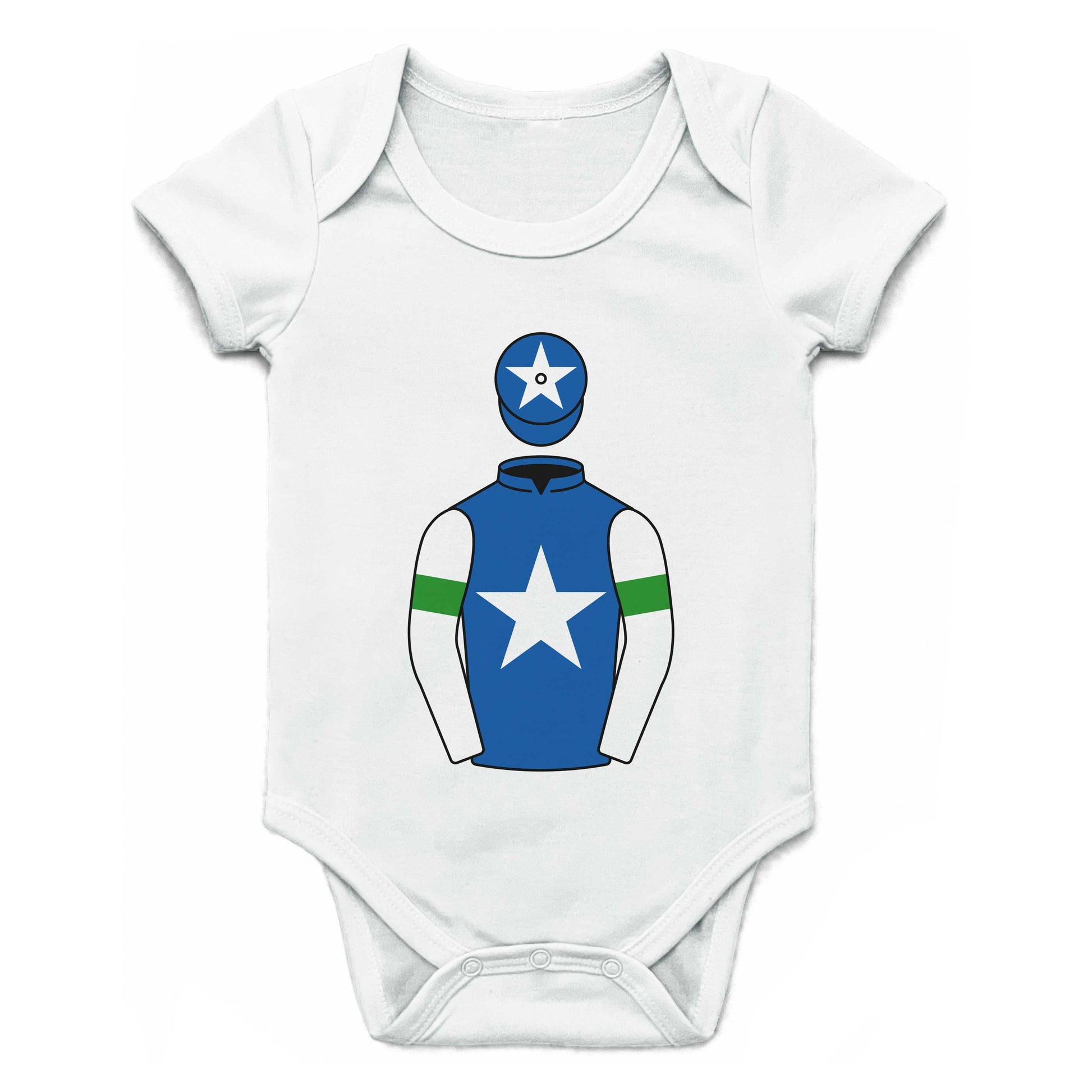 Babbit Racing Single Silks Baby Grow - Baby Grow - Hacked Up