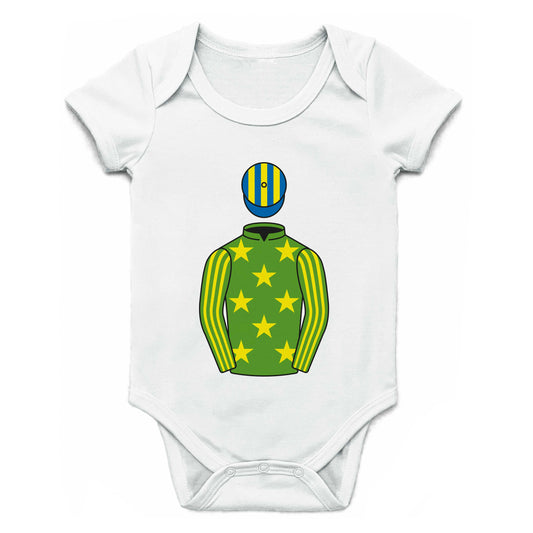 Caroline Beresford-Wylie Single Silks Baby Grow - Baby Grow - Hacked Up