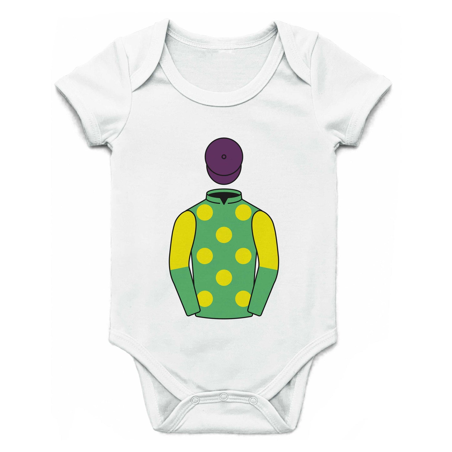 Clive Smith Single Silks Baby Grow - Baby Grow - Hacked Up