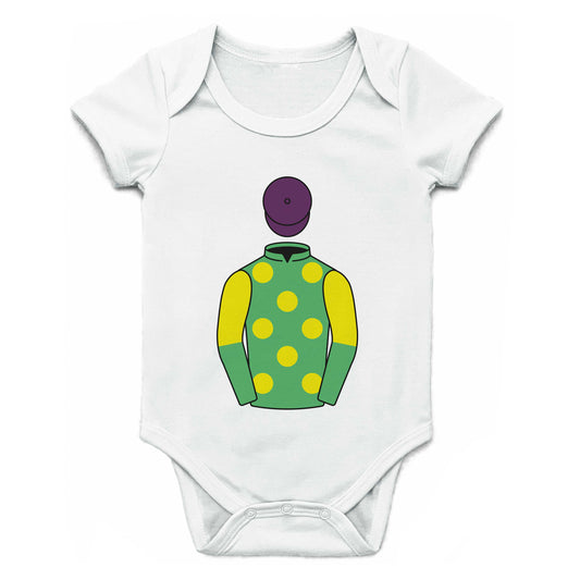 Clive Smith Single Silks Baby Grow - Baby Grow - Hacked Up