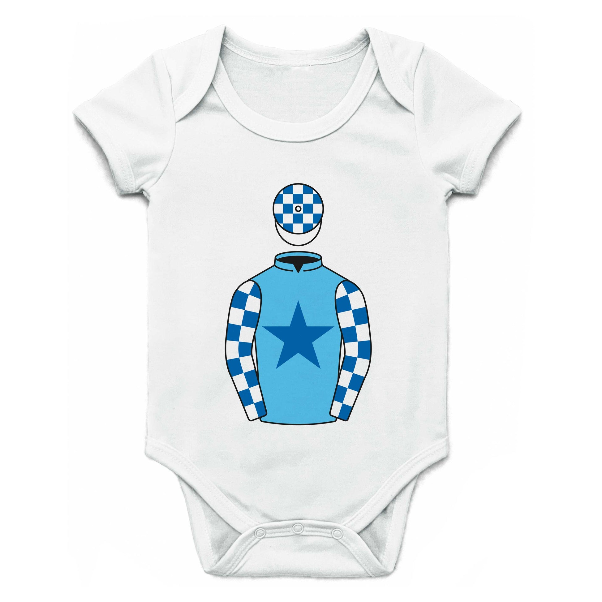 Crossed Fingers Partnership Single Silks Baby Grow - Baby Grow - Hacked Up