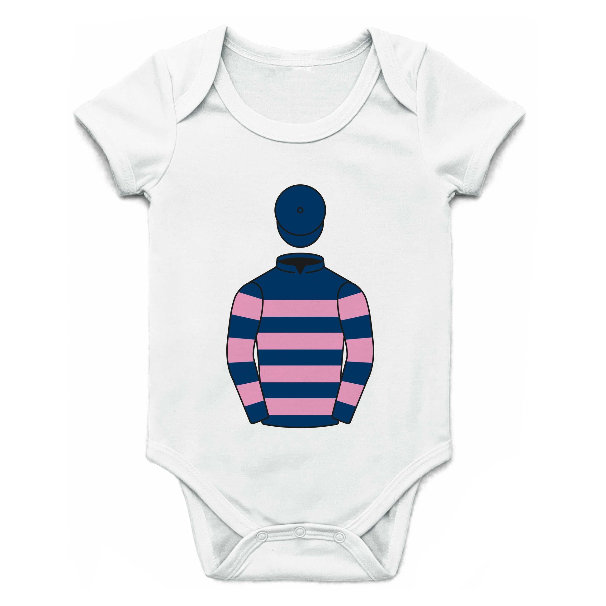 Jerry Hinds And Ashley Head Single Silks Baby Grow - Baby Grow - Hacked Up