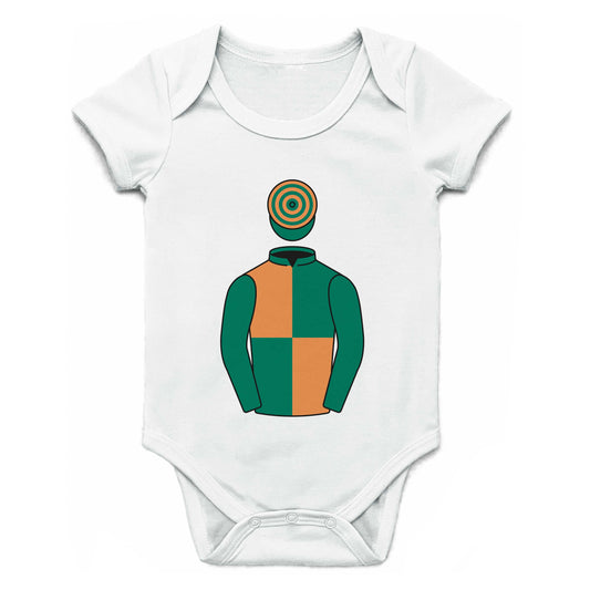 Mrs Jill Eynon And Robin Eynon Single Silks Baby Grow - Baby Grow - Hacked Up