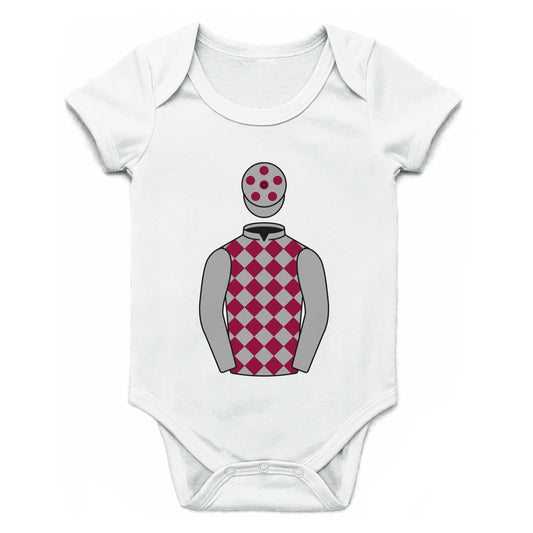 Mrs Peter Andrews Single Silks Baby Grow - Baby Grow - Hacked Up