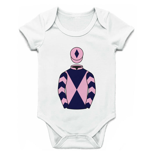 Geoff and Sandra Turnbull Racing Single Silks Baby Grow - Baby Grow - Hacked Up