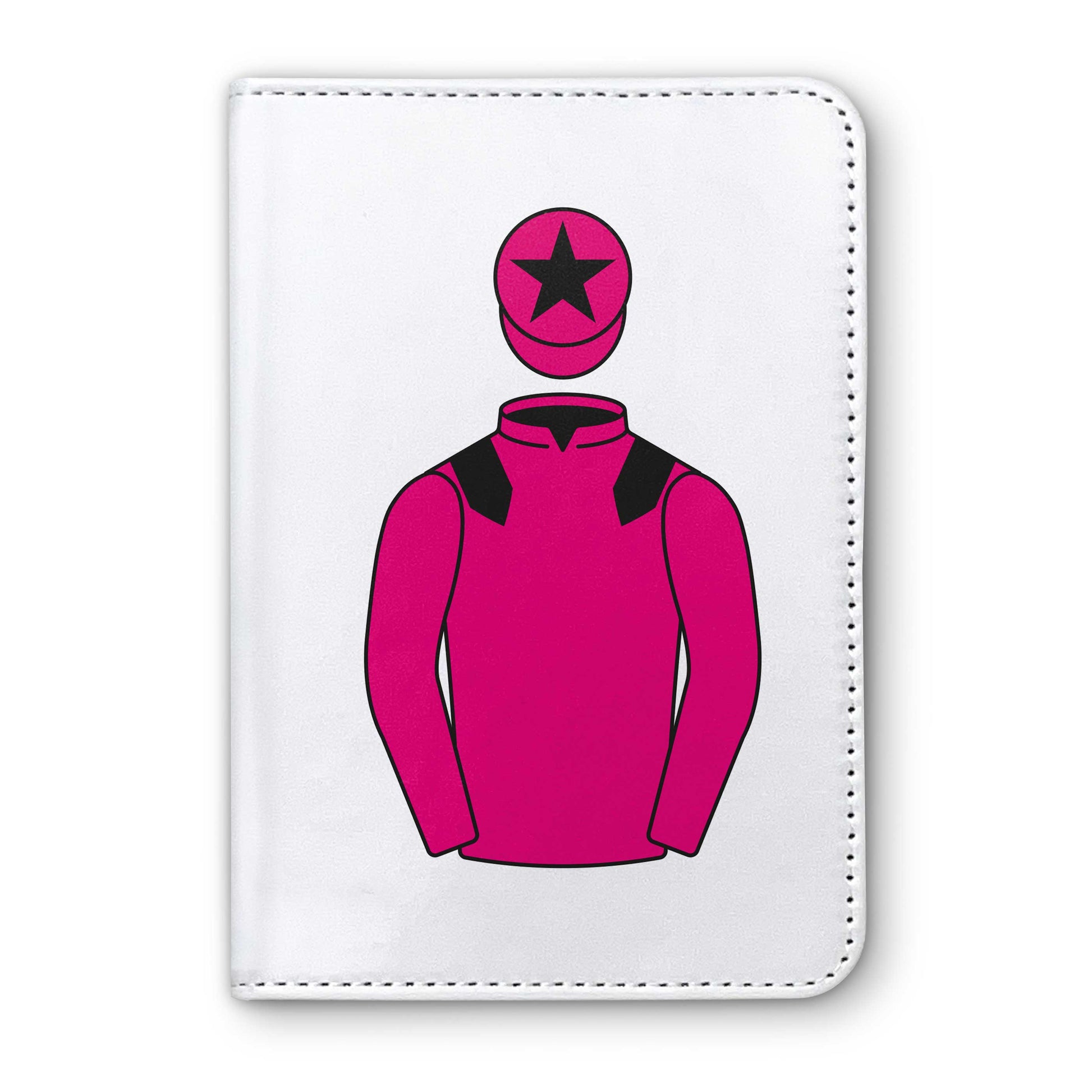 S Piper, T Hirschfield, D Fish and J Collins Horse Racing Passport Holder - Hacked Up Horse Racing Gifts