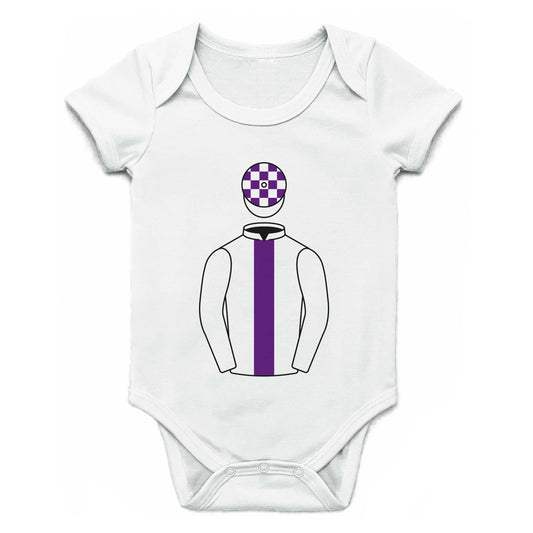 Mrs J S Bolger Single Silks Baby Grow - Baby Grow - Hacked Up