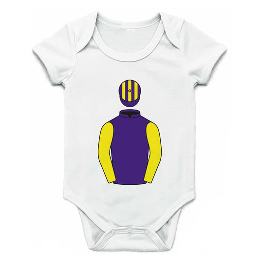 Patrick F Kehoe and Mrs P Crampton Single Silks Baby Grow - Baby Grow - Hacked Up