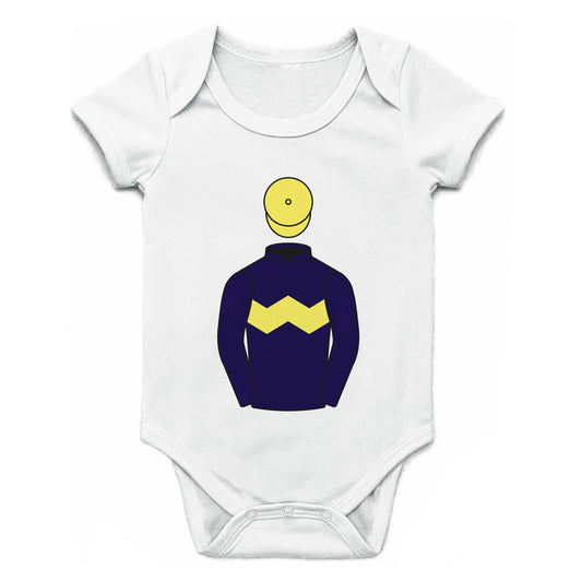 Nat Rothschild Single Silks Baby Grow - Baby Grow - Hacked Up