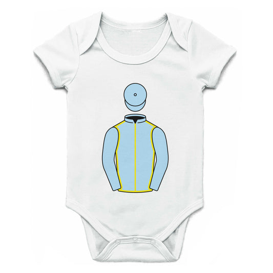 Poseidon Thoroughbred Racing Single Silks Baby Grow - Baby Grow - Hacked Up